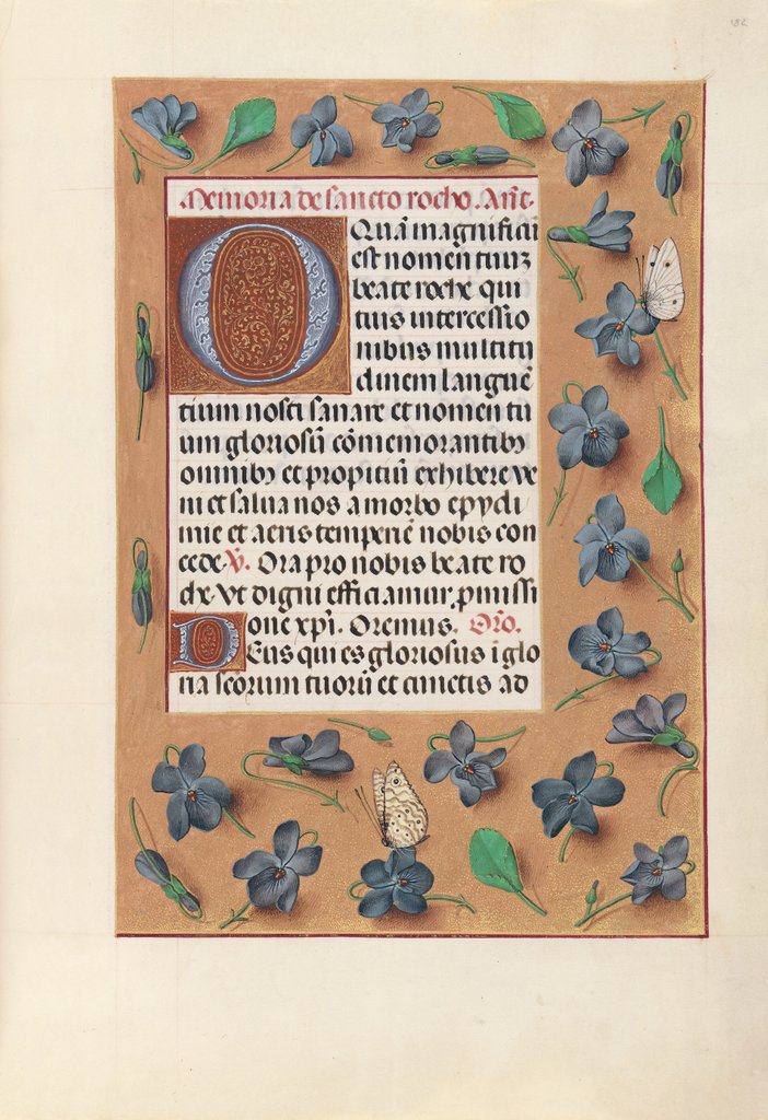 Detail of Hours of Queen Isabella the Catholic, Queen of Spain: Fol. 182r, c. 1500 by Master of the First Prayerbook of Maximillian
