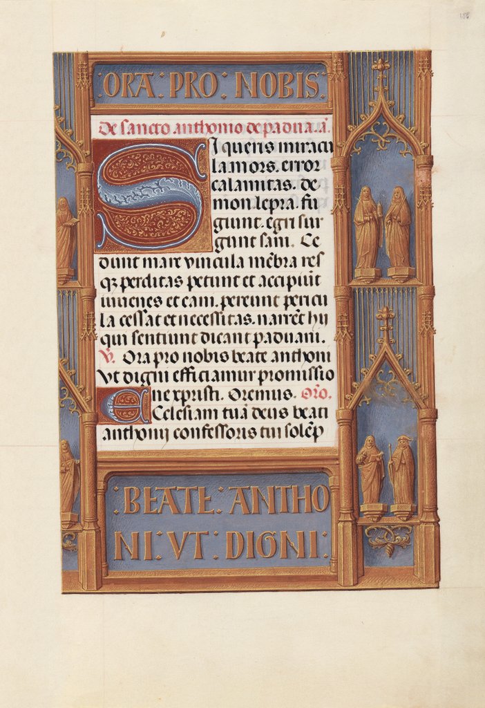 Detail of Hours of Queen Isabella the Catholic, Queen of Spain: Fol. 188r, c. 1500 by Master of the First Prayerbook of Maximillian