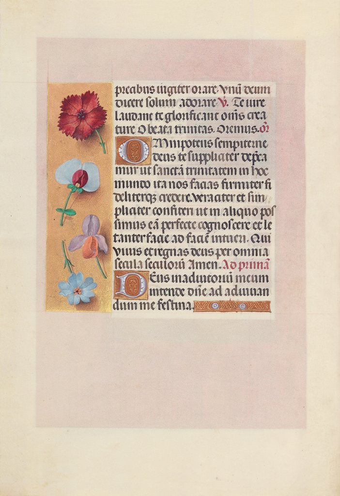 Detail of Hours of Queen Isabella the Catholic, Queen of Spain: Fol. 18v, c. 1500 by Master of the First Prayerbook of Maximillian