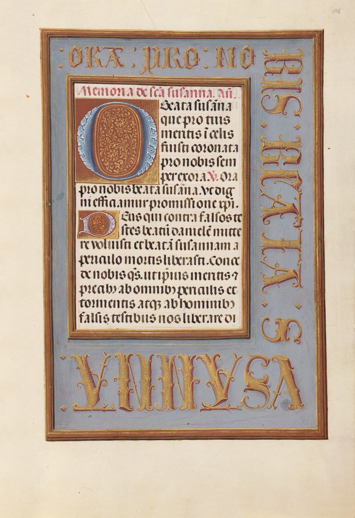 Detail of Hours of Queen Isabella the Catholic, Queen of Spain: Fol. 196r, c. 1500 by Master of the First Prayerbook of Maximillian