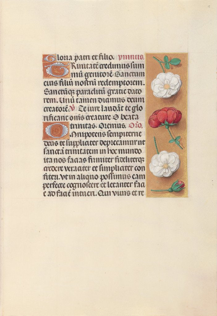 Detail of Hours of Queen Isabella the Catholic, Queen of Spain: Fol. 19r, c. 1500 by Master of the First Prayerbook of Maximillian