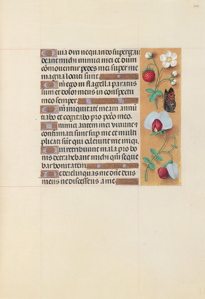 Detail of Hours of Queen Isabella the Catholic, Queen of Spain: Fol. 204r, c. 1500 by Master of the First Prayerbook of Maximillian