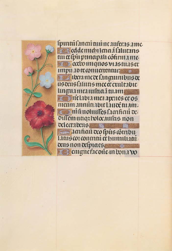 Detail of Hours of Queen Isabella the Catholic, Queen of Spain: Fol. 205v, c. 1500 by Master of the First Prayerbook of Maximillian