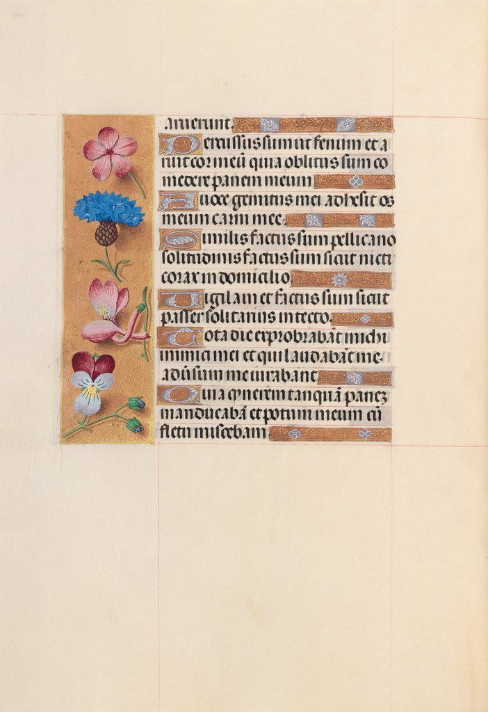Detail of Hours of Queen Isabella the Catholic, Queen of Spain: Fol. 206v, c. 1500 by Master of the First Prayerbook of Maximillian