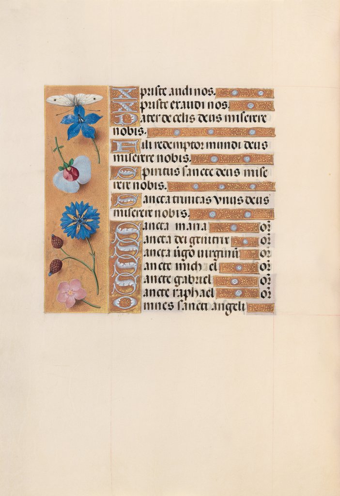Detail of Hours of Queen Isabella the Catholic, Queen of Spain: Fol. 210v, c. 1500 by Master of the First Prayerbook of Maximillian
