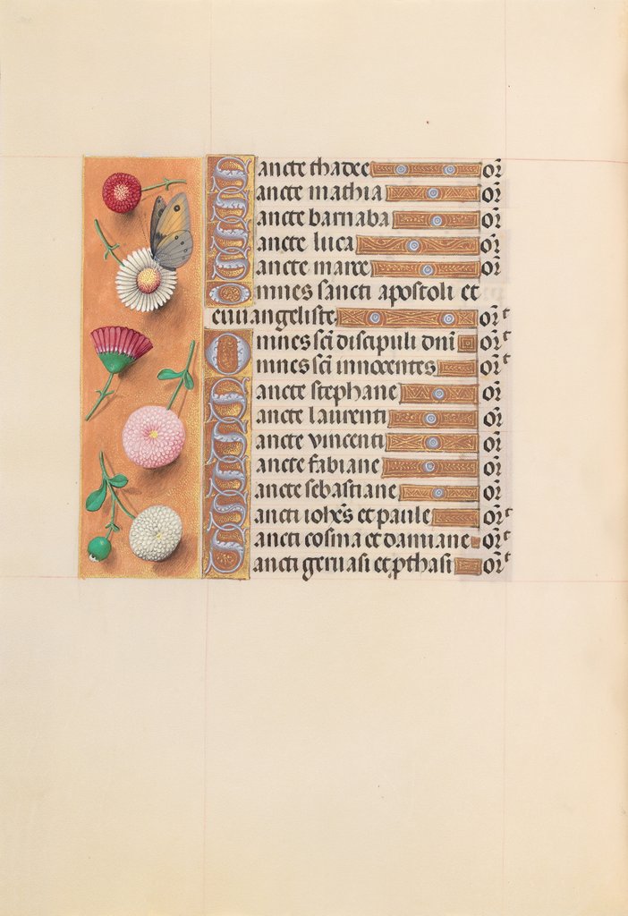 Detail of Hours of Queen Isabella the Catholic, Queen of Spain: Fol. 211v, c. 1500 by Master of the First Prayerbook of Maximillian