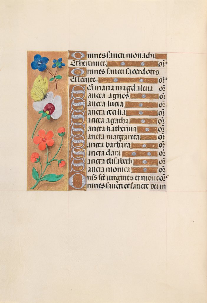 Detail of Hours of Queen Isabella the Catholic, Queen of Spain: Fol. 212v, c. 1500 by Master of the First Prayerbook of Maximillian