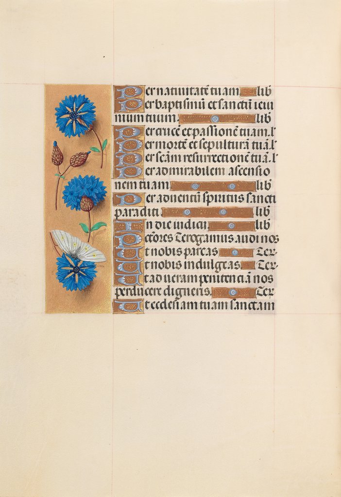 Detail of Hours of Queen Isabella the Catholic, Queen of Spain: Fol. 213v, c. 1500 by Master of the First Prayerbook of Maximillian