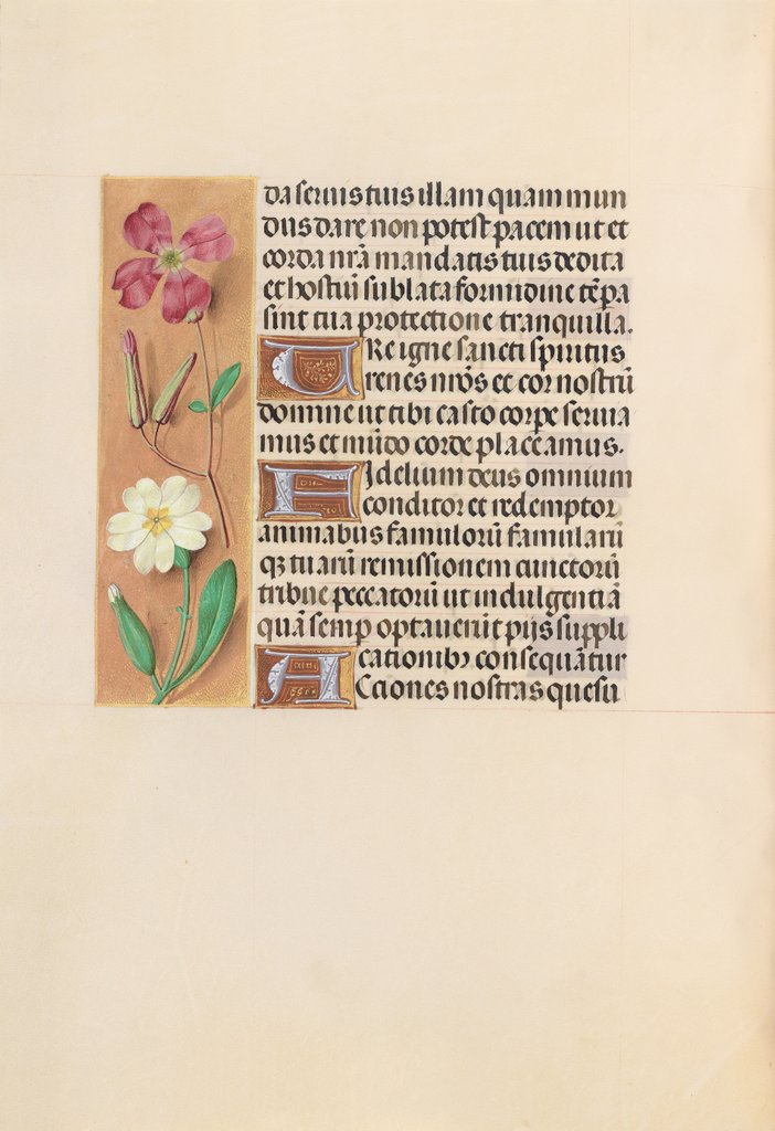 Detail of Hours of Queen Isabella the Catholic, Queen of Spain: Fol. 217v, c. 1500 by Master of the First Prayerbook of Maximillian