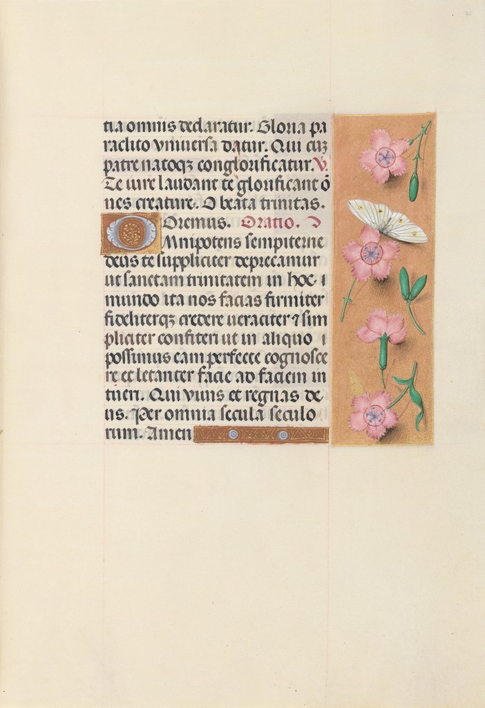 Detail of Hours of Queen Isabella the Catholic, Queen of Spain: Fol. 21r, c. 1500 by Master of the First Prayerbook of Maximillian