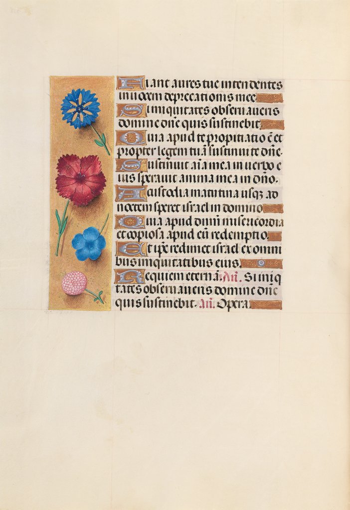 Detail of Hours of Queen Isabella the Catholic, Queen of Spain: Fol. 222v, c. 1500 by Master of the First Prayerbook of Maximillian