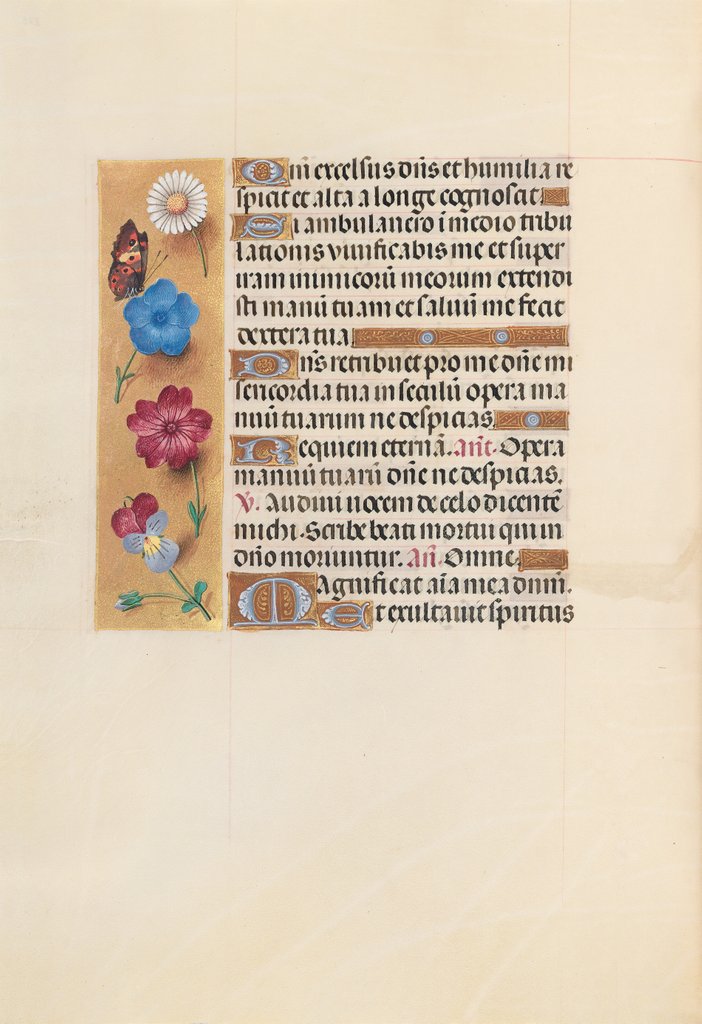 Detail of Hours of Queen Isabella the Catholic, Queen of Spain: Fol. 223v, c. 1500 by Master of the First Prayerbook of Maximillian