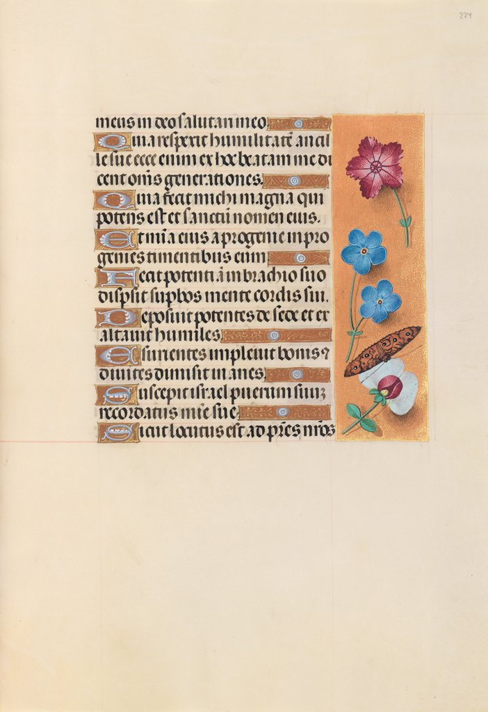 Detail of Hours of Queen Isabella the Catholic, Queen of Spain: Fol. 224r, c. 1500 by Master of the First Prayerbook of Maximillian