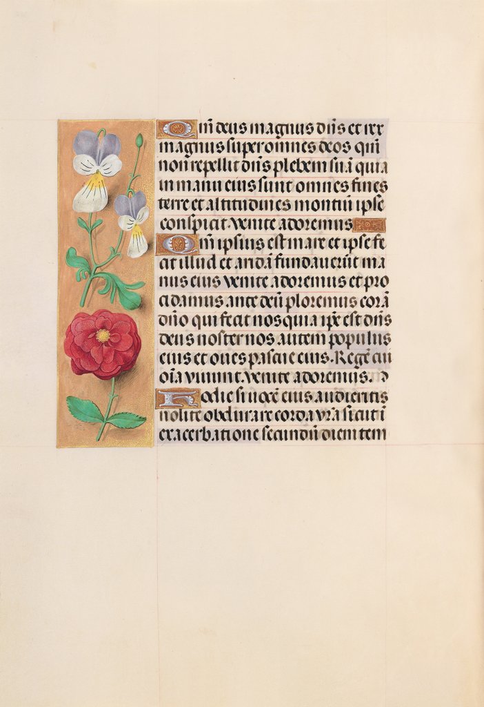Detail of Hours of Queen Isabella the Catholic, Queen of Spain: Fol. 226v, c. 1500 by Master of the First Prayerbook of Maximillian