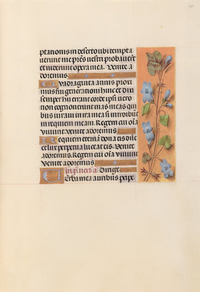Detail of Hours of Queen Isabella the Catholic, Queen of Spain: Fol. 227r, c. 1500 by Master of the First Prayerbook of Maximillian