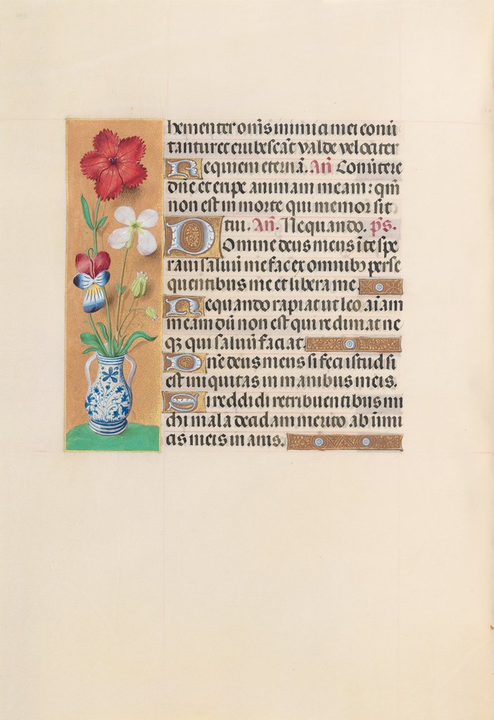 Detail of Hours of Queen Isabella the Catholic, Queen of Spain: Fol. 229v, c. 1500 by Master of the First Prayerbook of Maximillian