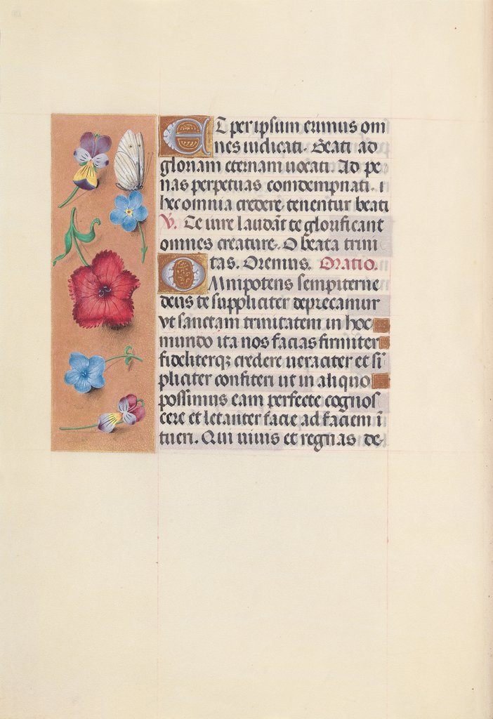 Detail of Hours of Queen Isabella the Catholic, Queen of Spain: Fol. 22v, c. 1500 by Master of the First Prayerbook of Maximillian