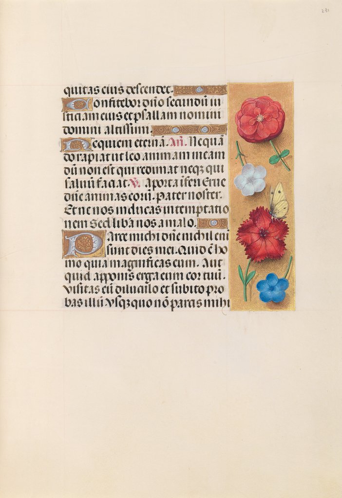 Detail of Hours of Queen Isabella the Catholic, Queen of Spain: Fol. 231r, c. 1500 by Master of the First Prayerbook of Maximillian