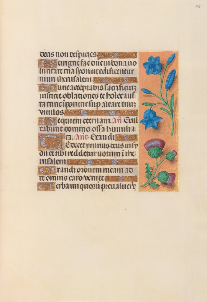 Detail of Hours of Queen Isabella the Catholic, Queen of Spain: Fol. 248r, c. 1500 by Master of the First Prayerbook of Maximillian