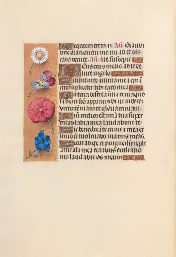 Detail of Hours of Queen Isabella the Catholic, Queen of Spain: Fol. 249v, c. 1500 by Master of the First Prayerbook of Maximillian