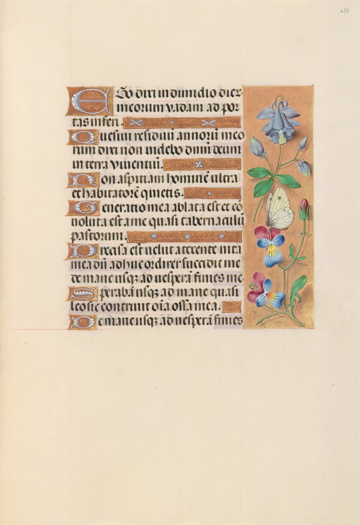 Detail of Hours of Queen Isabella the Catholic, Queen of Spain: Fol. 251r, c. 1500 by Master of the First Prayerbook of Maximillian