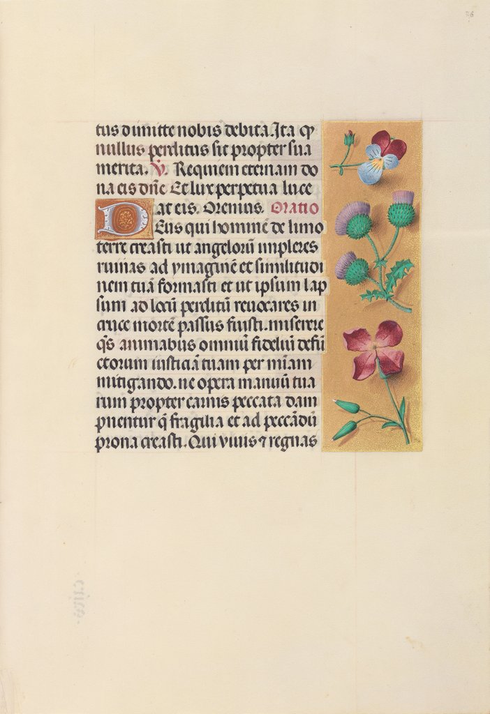 Detail of Hours of Queen Isabella the Catholic, Queen of Spain: Fol. 26r, c. 1500 by Master of the First Prayerbook of Maximillian