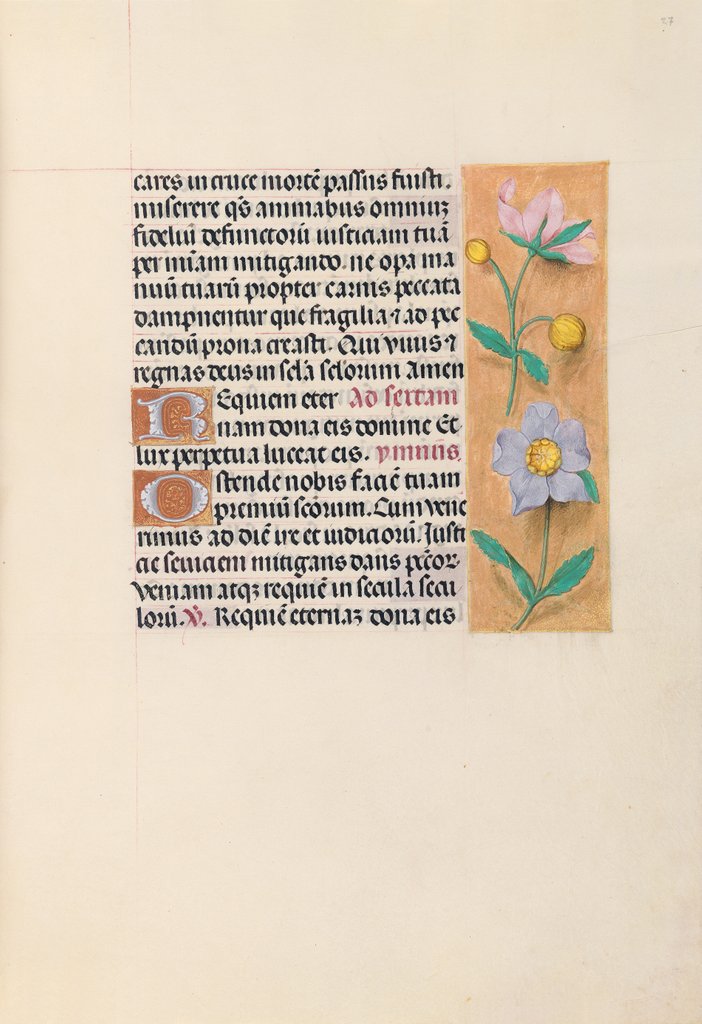 Detail of Hours of Queen Isabella the Catholic, Queen of Spain: Fol. 27r, c. 1500 by Master of the First Prayerbook of Maximillian