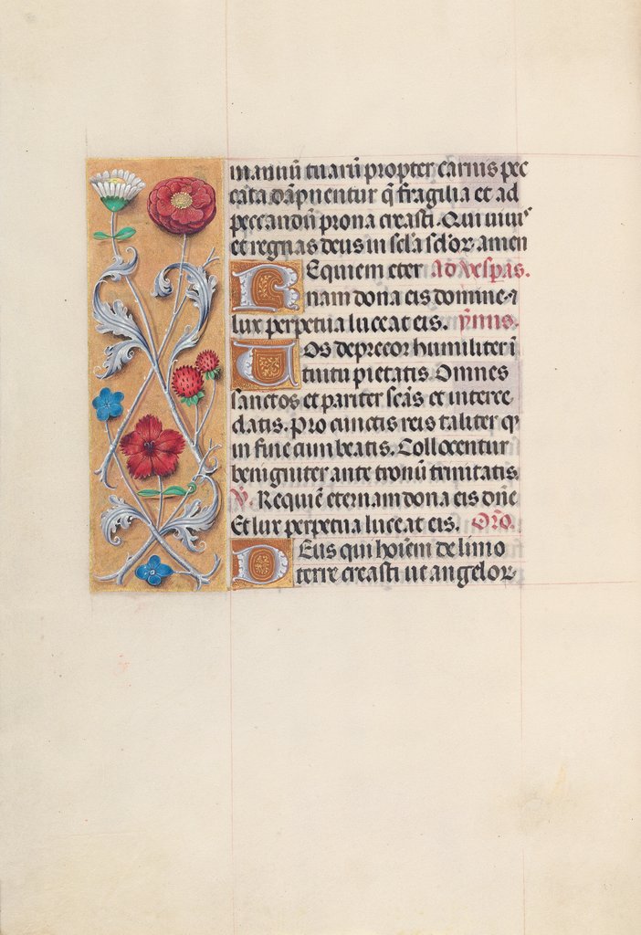Detail of Hours of Queen Isabella the Catholic, Queen of Spain: Fol. 28v, c. 1500 by Master of the First Prayerbook of Maximillian