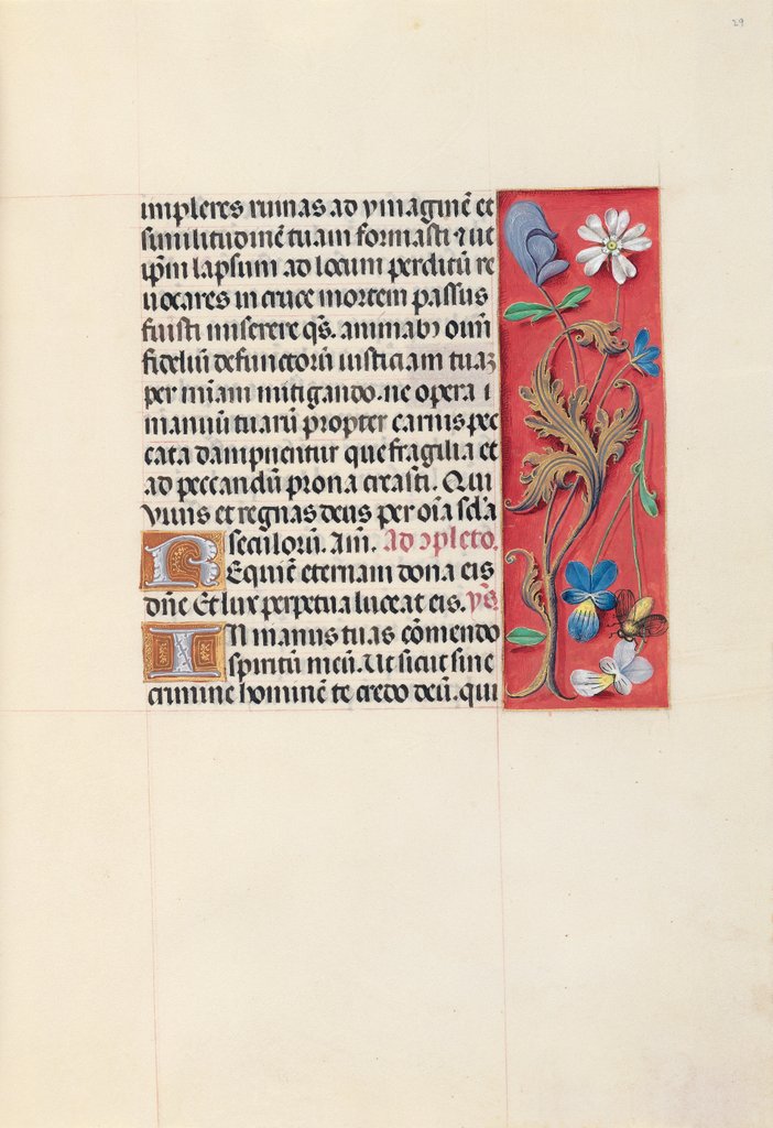 Detail of Hours of Queen Isabella the Catholic, Queen of Spain: Fol. 29r, c. 1500 by Master of the First Prayerbook of Maximillian
