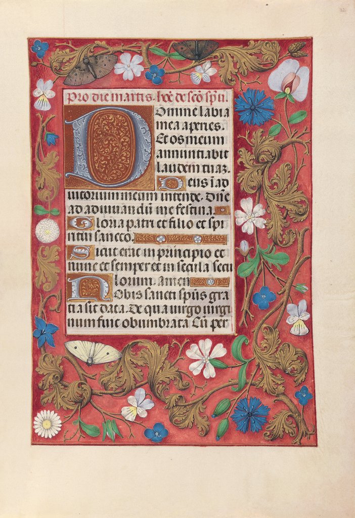 Detail of Hours of Queen Isabella the Catholic, Queen of Spain: Fol. 32r, c. 1500 by Master of the First Prayerbook of Maximillian