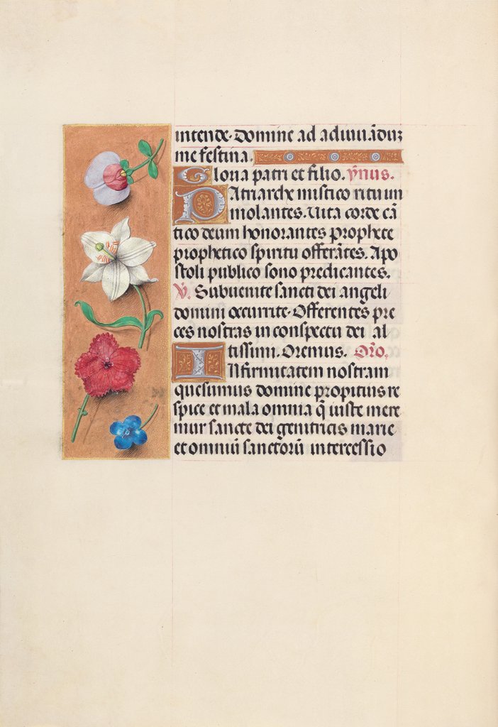 Detail of Hours of Queen Isabella the Catholic, Queen of Spain: Fol. 39v, c. 1500 by Master of the First Prayerbook of Maximillian
