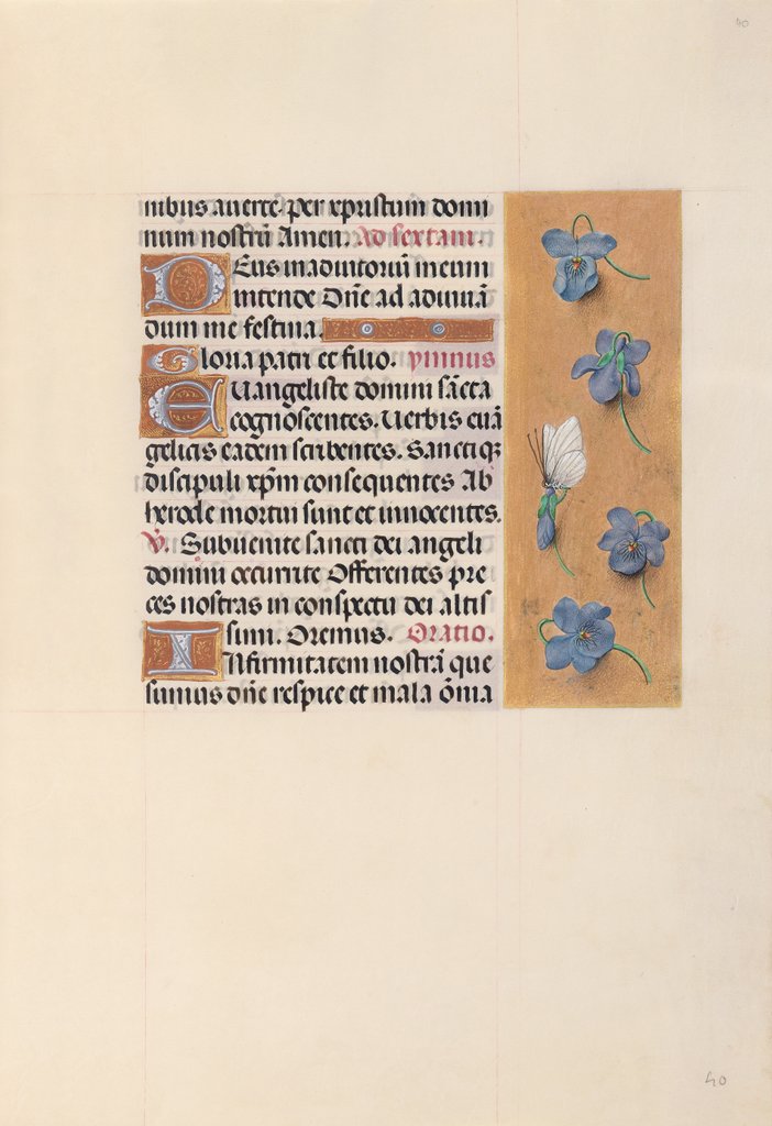 Detail of Hours of Queen Isabella the Catholic, Queen of Spain: Fol. 40r, c. 1500 by Master of the First Prayerbook of Maximillian