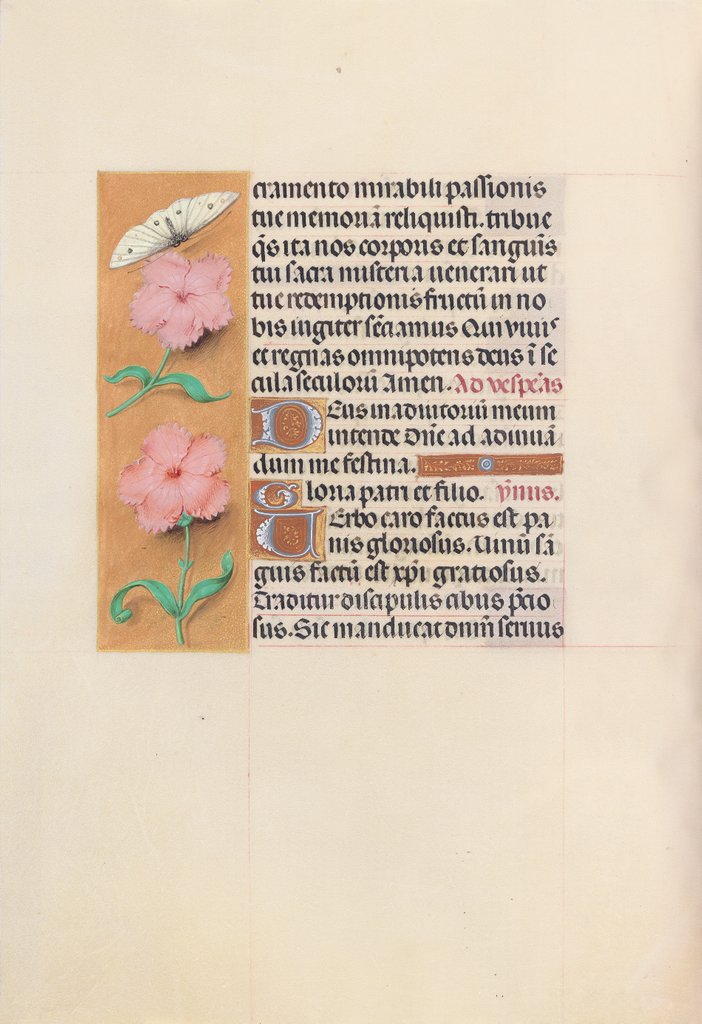 Detail of Hours of Queen Isabella the Catholic, Queen of Spain: Fol. 47v, c. 1500 by Master of the First Prayerbook of Maximillian