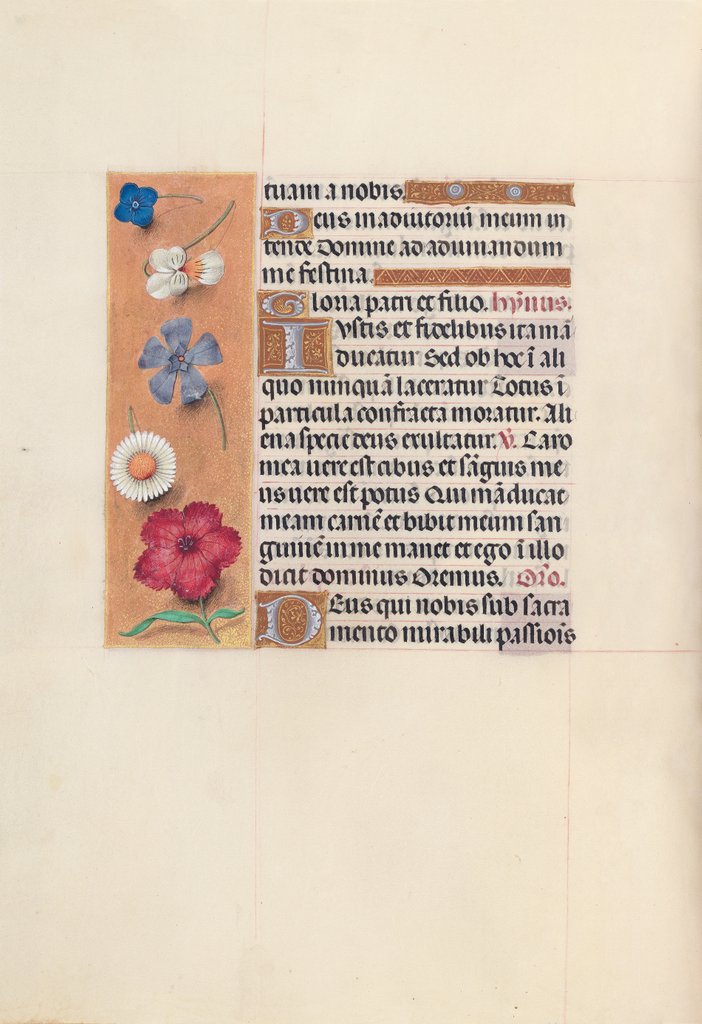 Detail of Hours of Queen Isabella the Catholic, Queen of Spain: Fol. 48v, c. 1500 by Master of the First Prayerbook of Maximillian