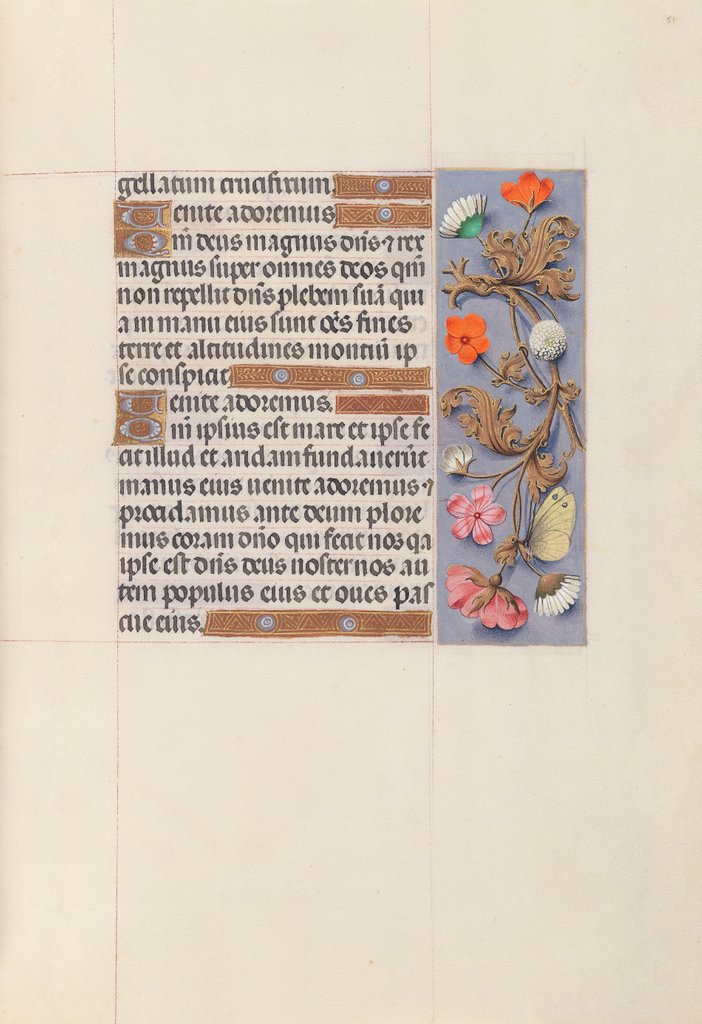 Detail of Hours of Queen Isabella the Catholic, Queen of Spain: Fol. 51r, c. 1500 by Master of the First Prayerbook of Maximillian
