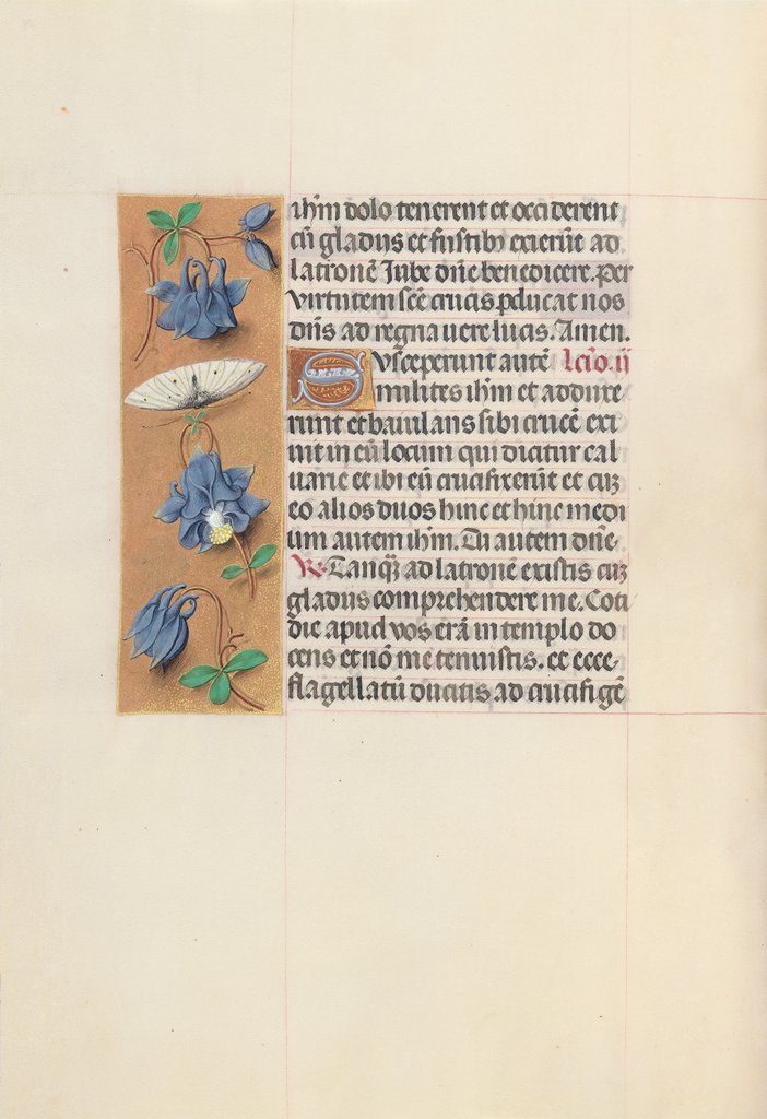 Detail of Hours of Queen Isabella the Catholic, Queen of Spain: Fol. 54v, c. 1500 by Master of the First Prayerbook of Maximillian