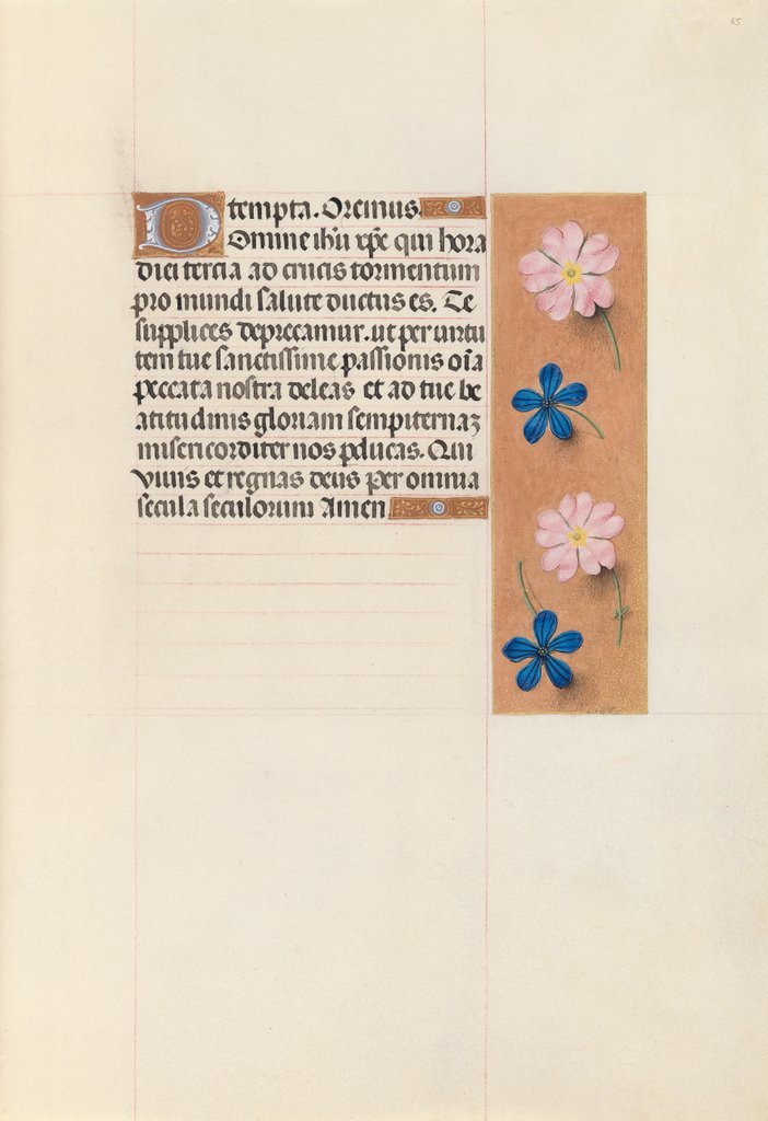 Detail of Hours of Queen Isabella the Catholic, Queen of Spain: Fol. 65r, c. 1500 by Master of the First Prayerbook of Maximillian