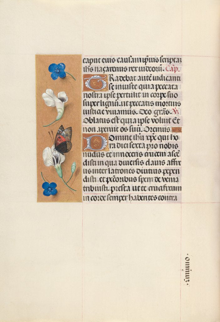 Detail of Hours of Queen Isabella the Catholic, Queen of Spain: Fol. 67v, c. 1500 by Master of the First Prayerbook of Maximillian