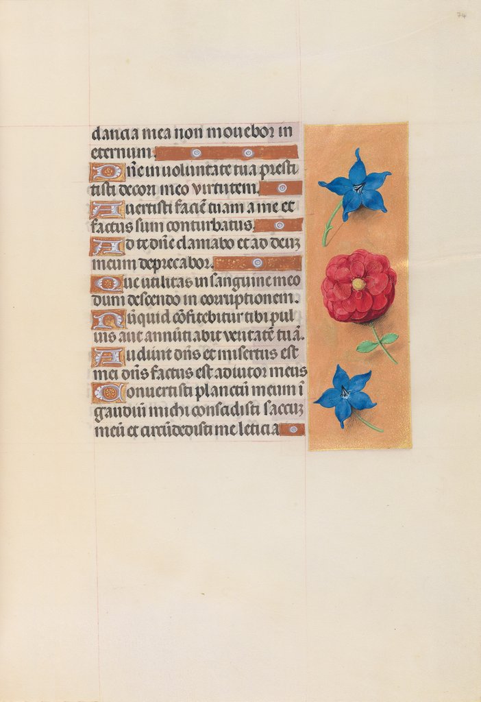 Detail of Hours of Queen Isabella the Catholic, Queen of Spain: Fol. 74r, c. 1500 by Master of the First Prayerbook of Maximillian