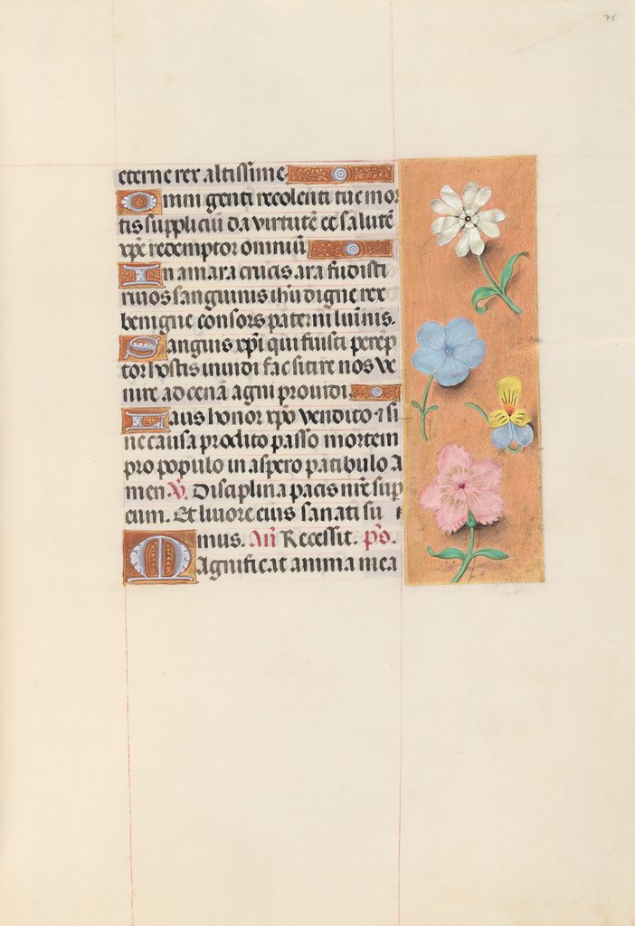 Detail of Hours of Queen Isabella the Catholic, Queen of Spain: Fol. 75r, c. 1500 by Master of the First Prayerbook of Maximillian