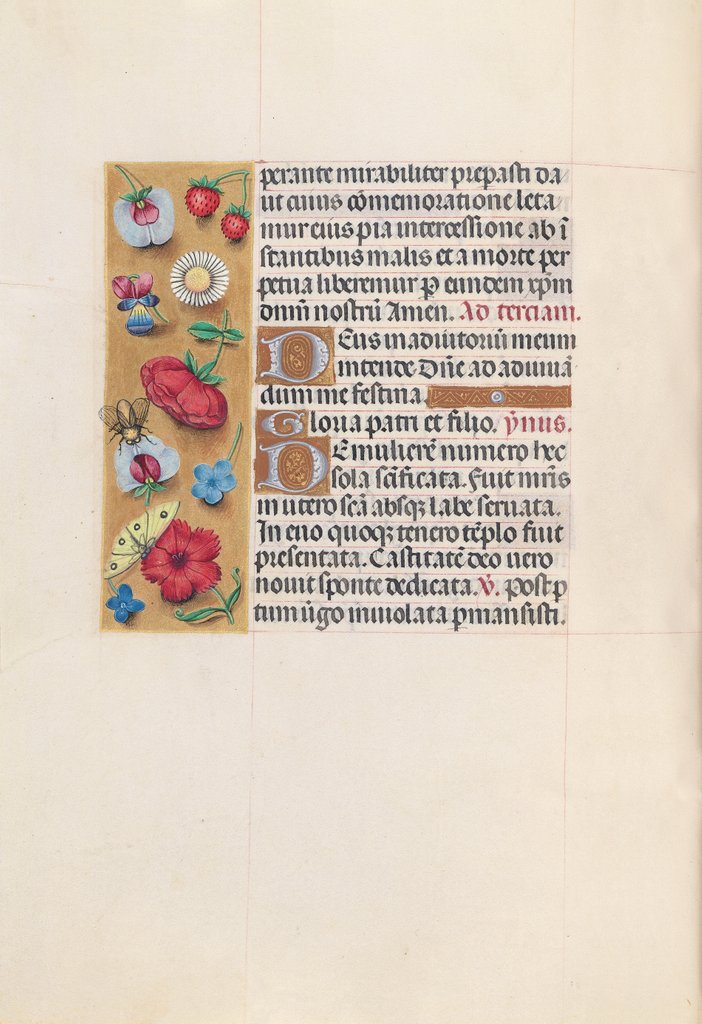 Detail of Hours of Queen Isabella the Catholic, Queen of Spain: Fol. 82v, c. 1500 by Master of the First Prayerbook of Maximillian