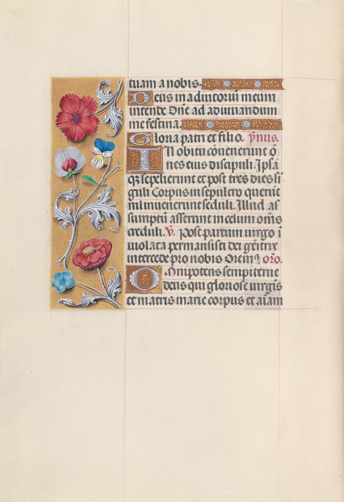 Detail of Hours of Queen Isabella the Catholic, Queen of Spain: Fol. 85v, c. 1500 by Master of the First Prayerbook of Maximillian
