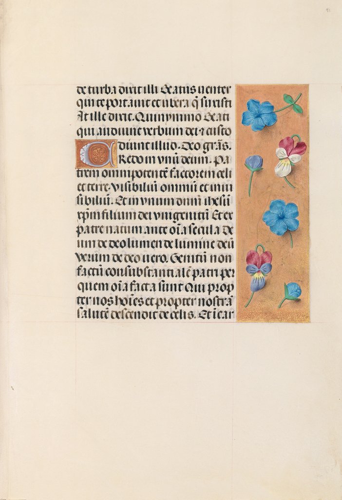 Detail of Hours of Queen Isabella the Catholic, Queen of Spain: Fol. 91r, c. 1500 by Master of the First Prayerbook of Maximillian