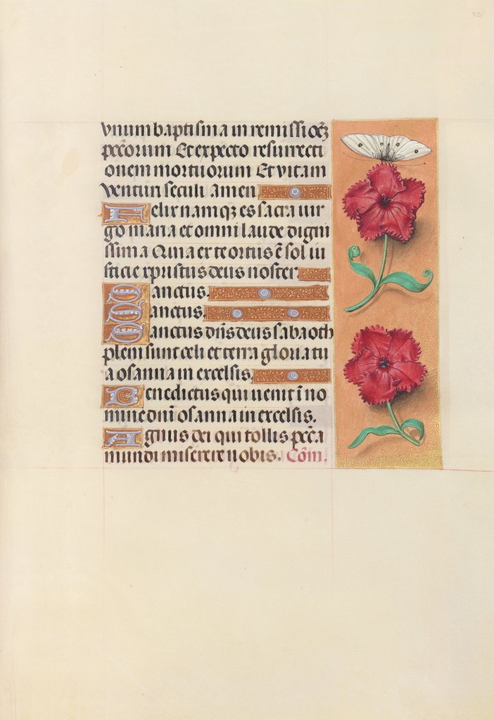 Detail of Hours of Queen Isabella the Catholic, Queen of Spain: Fol. 92r, c. 1500 by Master of the First Prayerbook of Maximillian