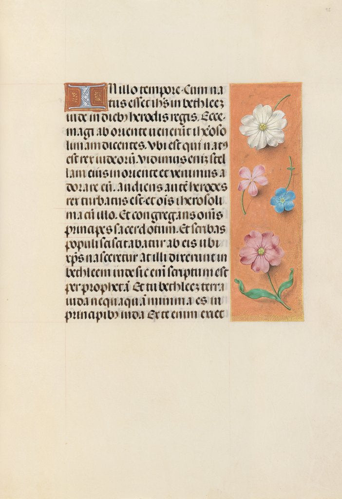Detail of Hours of Queen Isabella the Catholic, Queen of Spain: Fol. 95r, c. 1500 by Master of the First Prayerbook of Maximillian