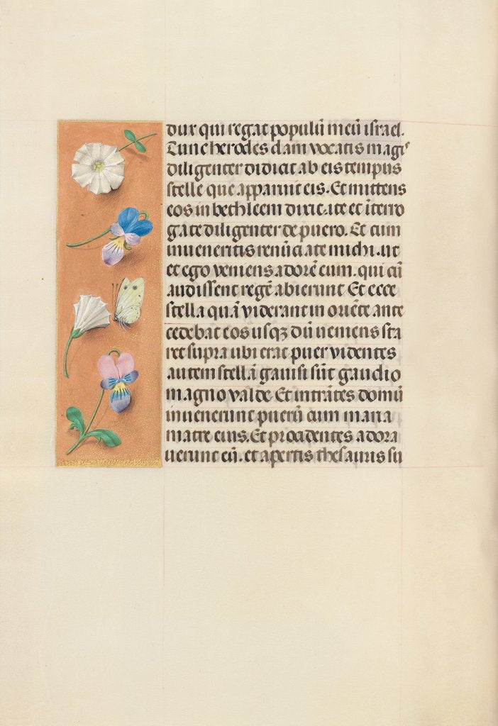 Detail of Hours of Queen Isabella the Catholic, Queen of Spain: Fol. 95v, c. 1500 by Master of the First Prayerbook of Maximillian