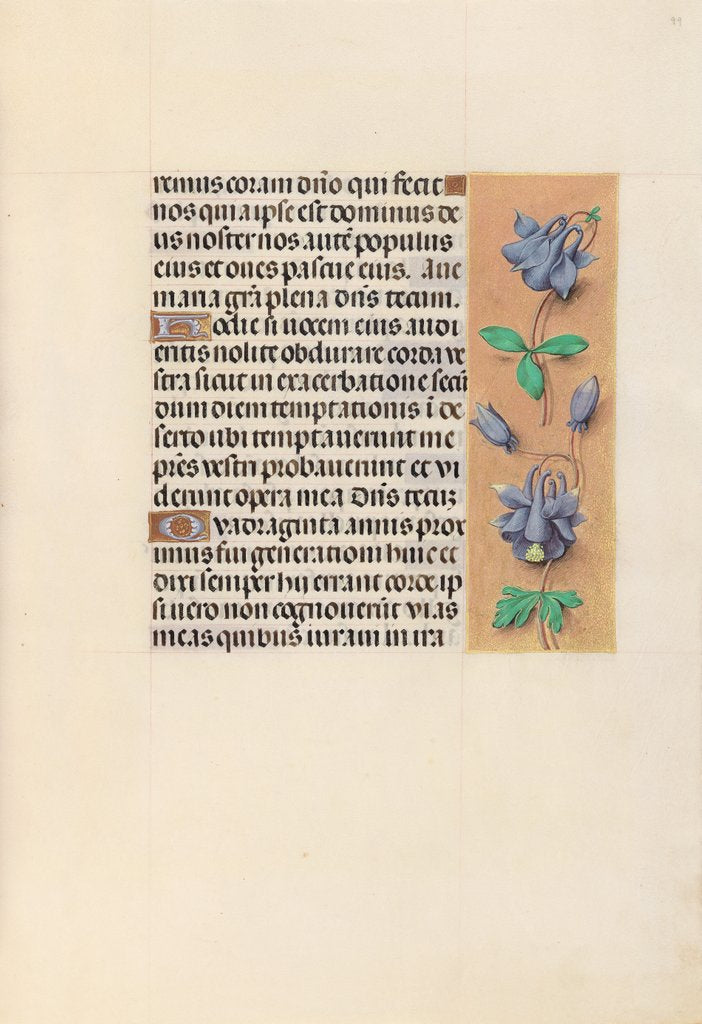 Detail of Hours of Queen Isabella the Catholic, Queen of Spain: Fol. 99r, c. 1500 by Master of the First Prayerbook of Maximillian