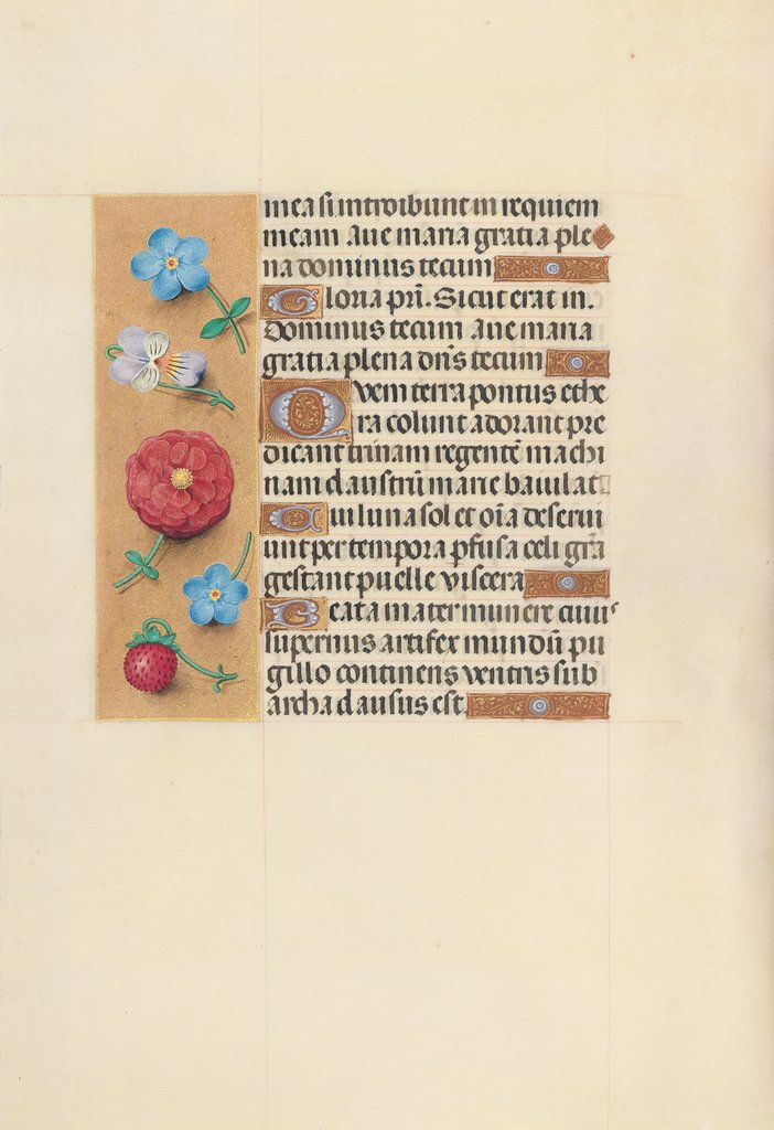 Detail of Hours of Queen Isabella the Catholic, Queen of Spain: Fol. 99v, c. 1500 by Master of the First Prayerbook of Maximillian