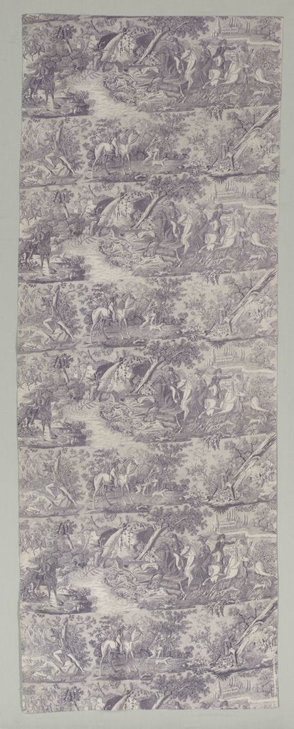 Detail of Hunting Scene, early 1800s by Unknown