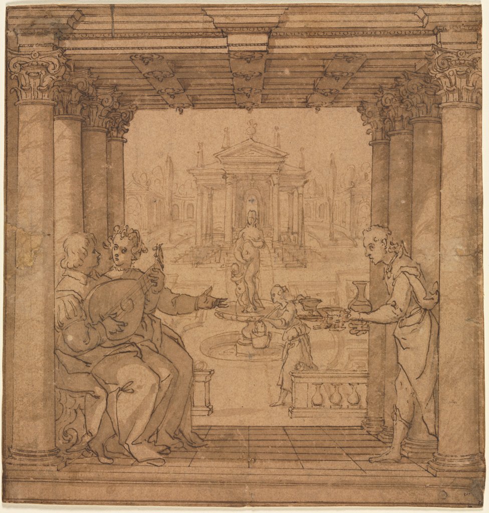 Detail of Illustration from Torquato Tasso's Gerusalemme Liberata, 1586-1590 by Bernardo Castello